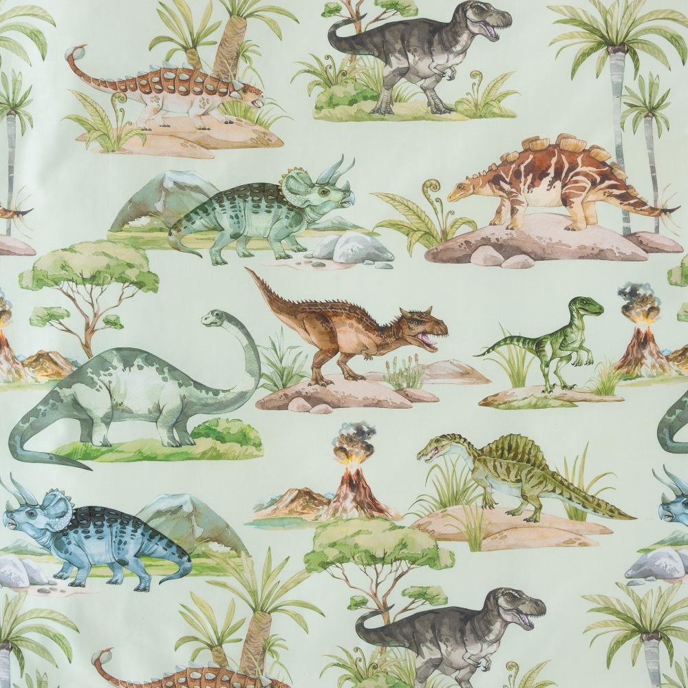 Squiggles Cotton Duvet Cover Set - Dino Kingdom
