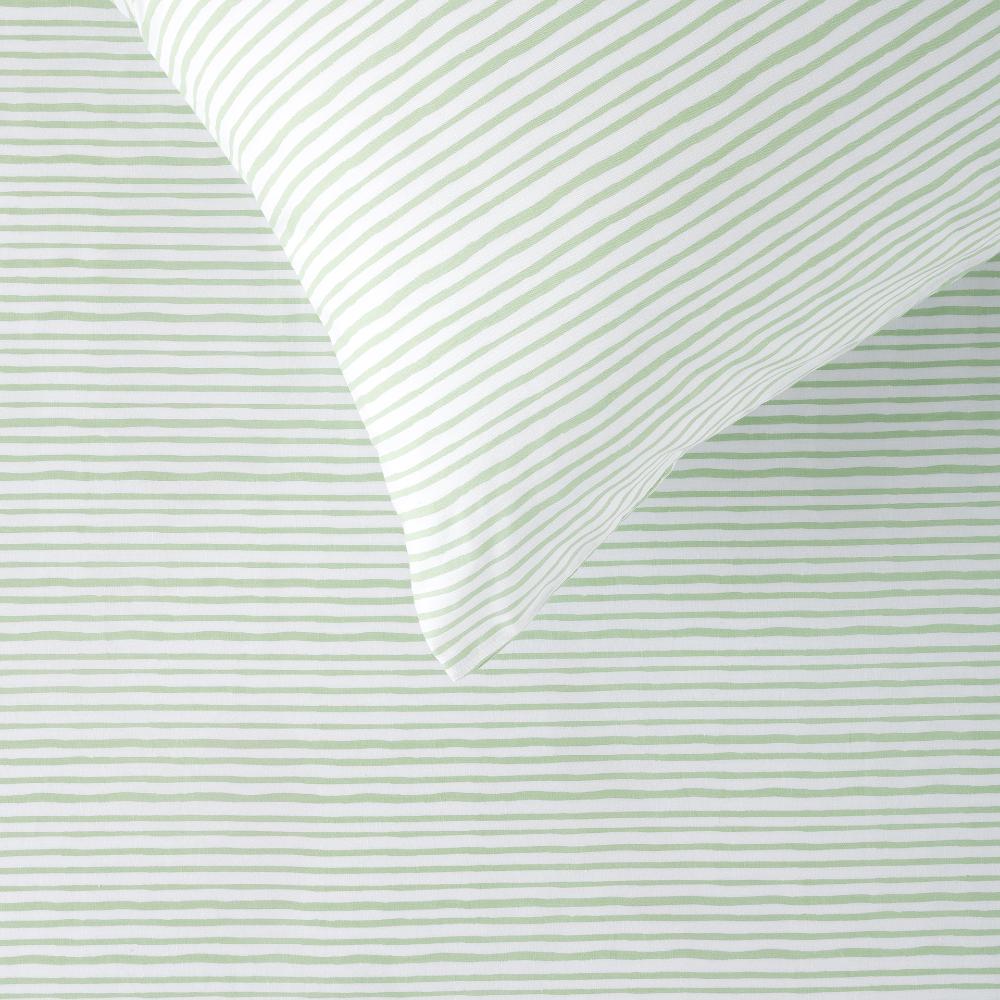 Squiggles Cotton Sheet Set - Scribble Stripe