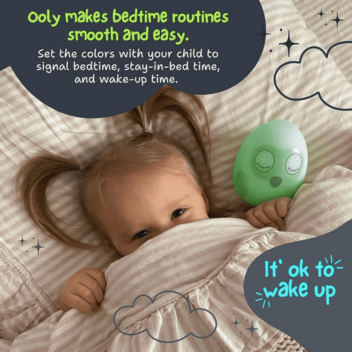 OOLY Smart Sleep Trainer Clock