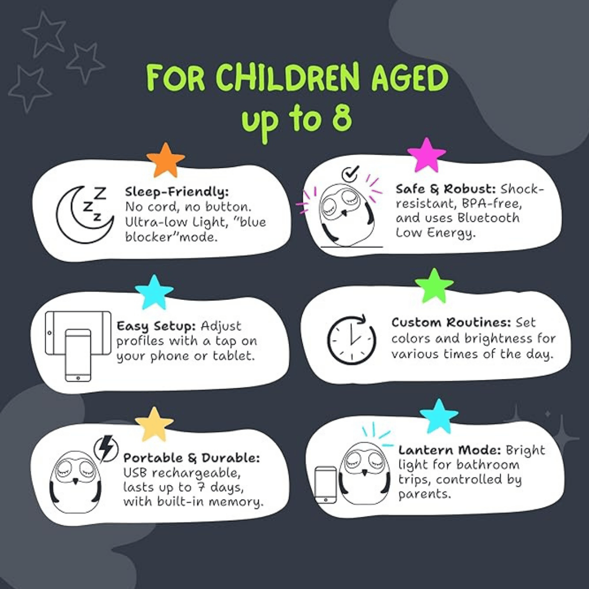 OOLY Smart Sleep Trainer Clock