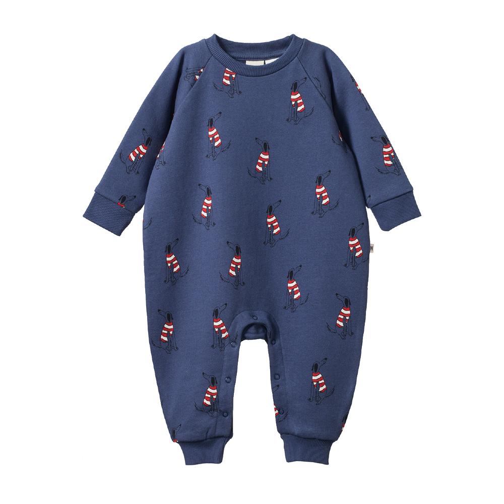 Nature Baby Organic Cotton Long Sleeve Juno Romper