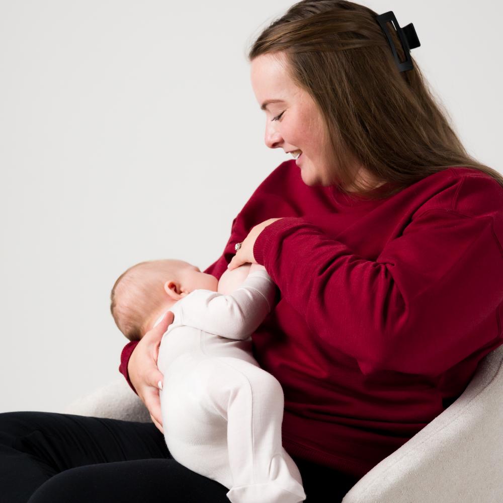 The Sleep Store Merino Tencel Fleece - Breastfeeding Jumper