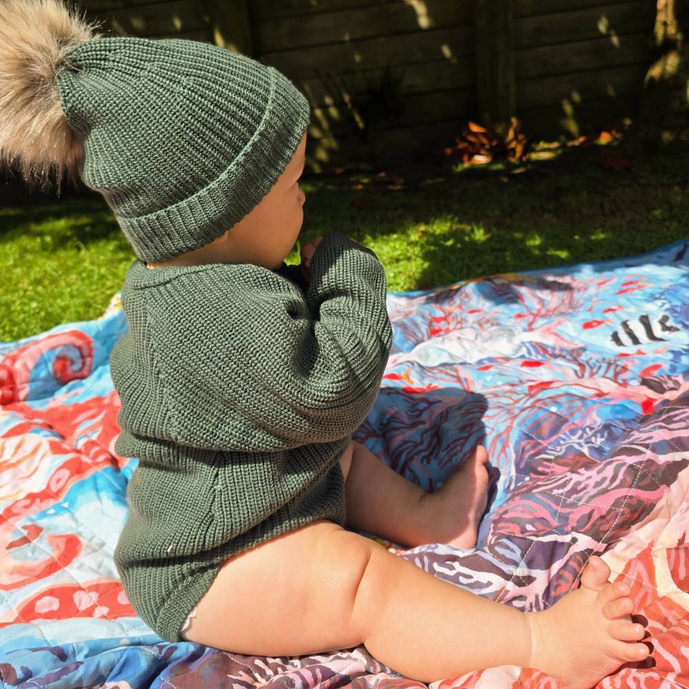 The Sleep Store Merino Knitwear Bubblesuit - Newborn - 1 year