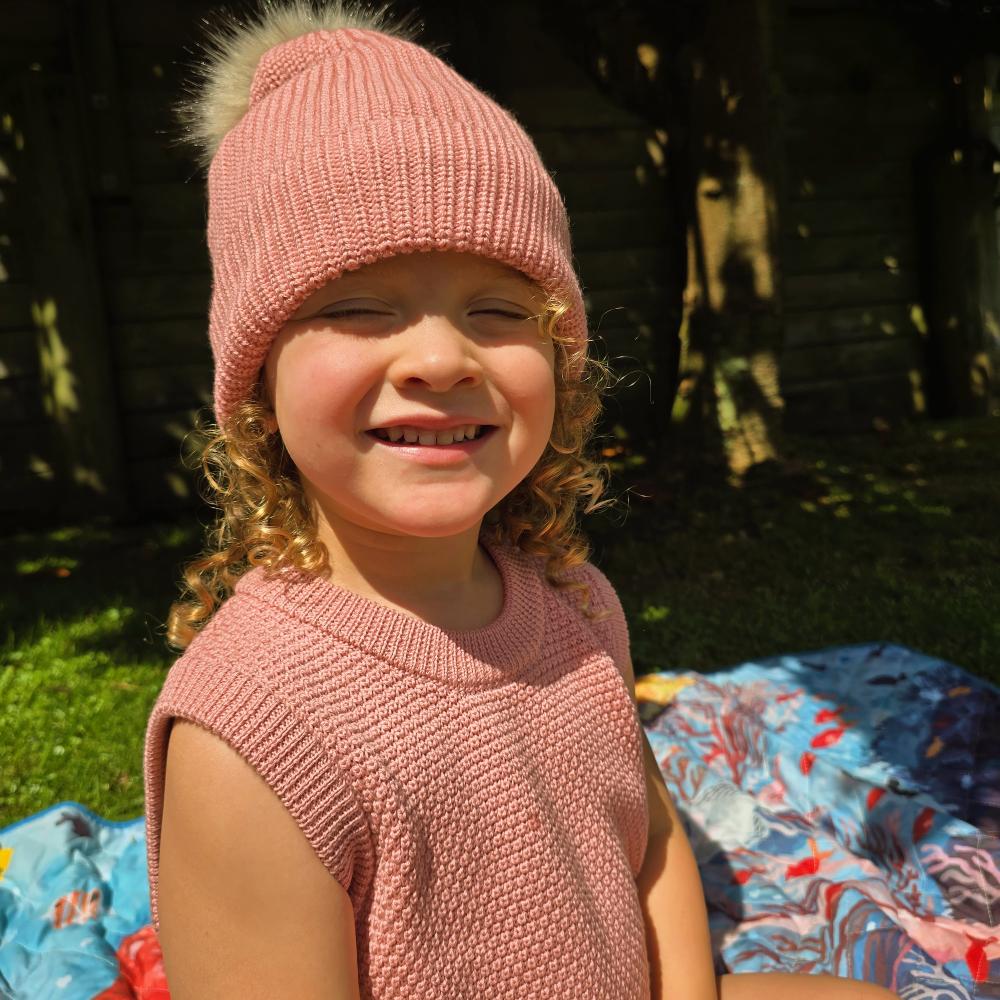 The Sleep Store Merino Knitwear Pompom Beanie