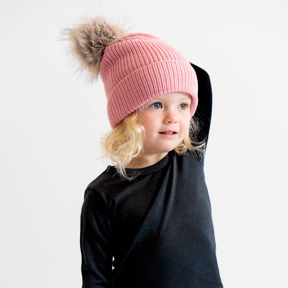 The Sleep Store Merino Knitwear Pompom Beanie