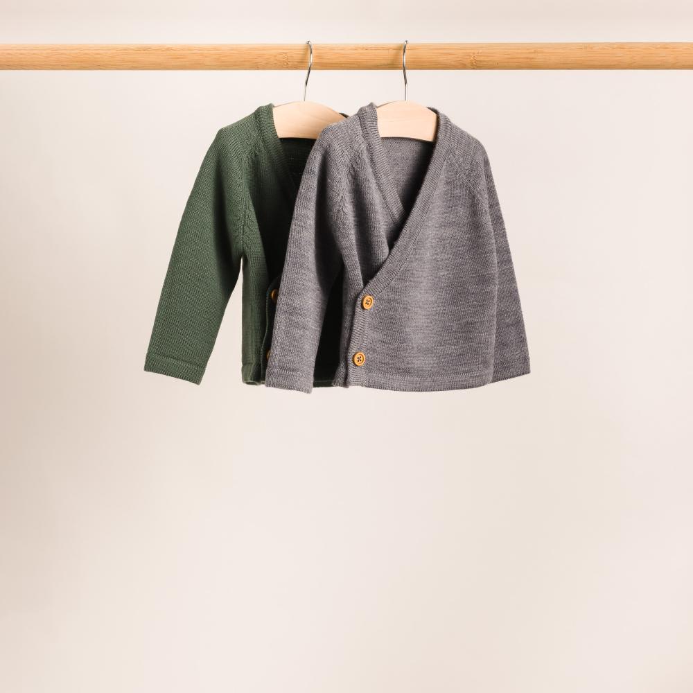 The Sleep Store Merino Knitwear Kimono Cardigan - Prem - 1 year