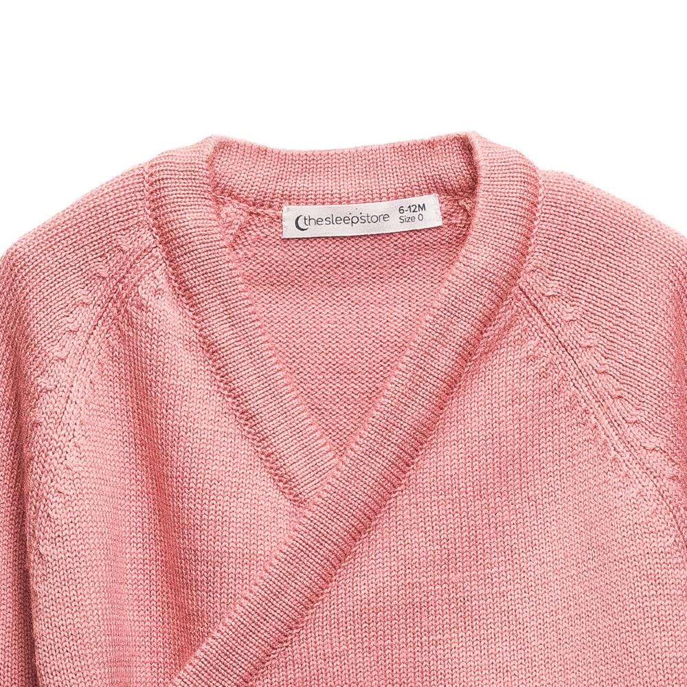 The Sleep Store Merino Knitwear Kimono Cardigan - Prem - 1 year