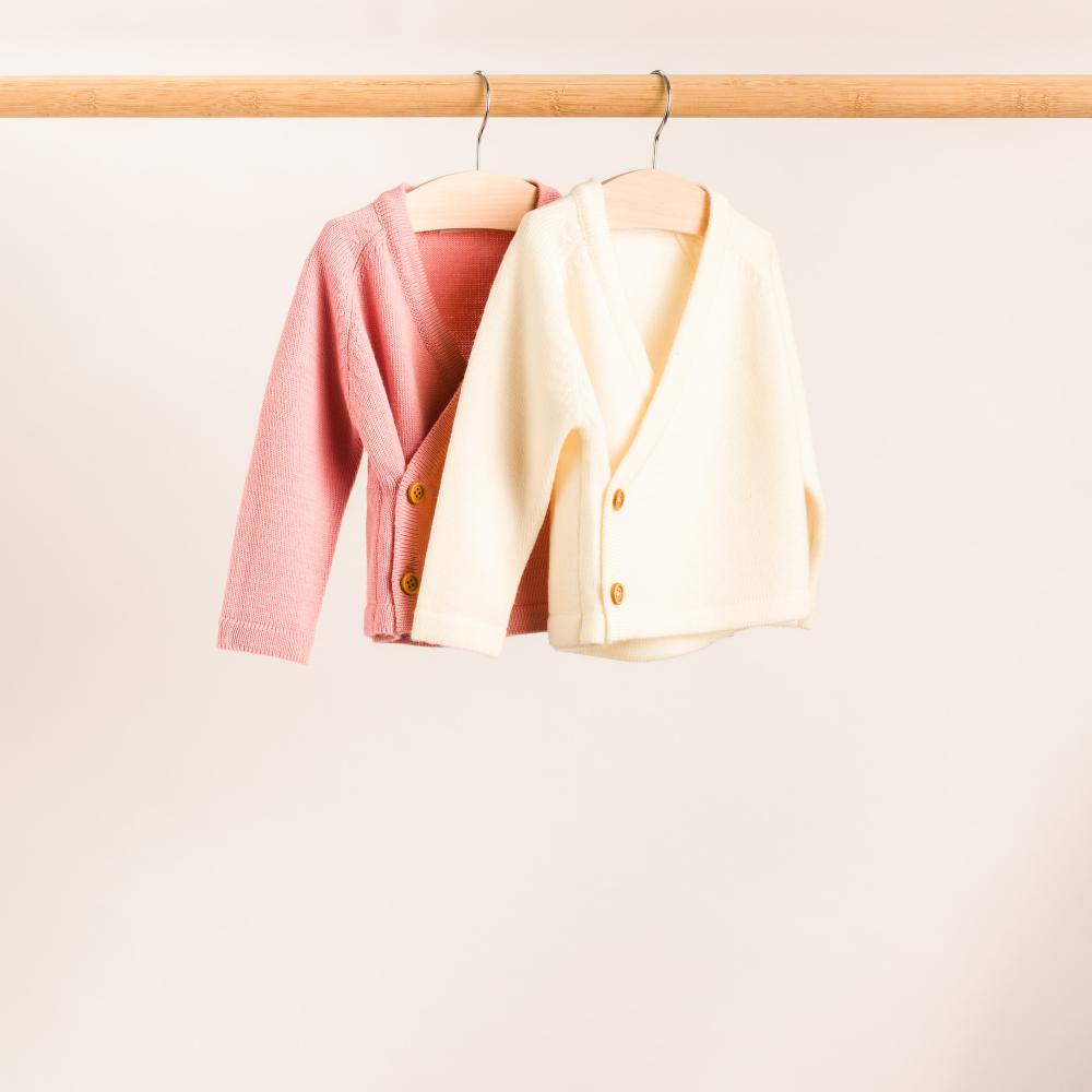 The Sleep Store Merino Knitwear Kimono Cardigan - Prem - 1 year