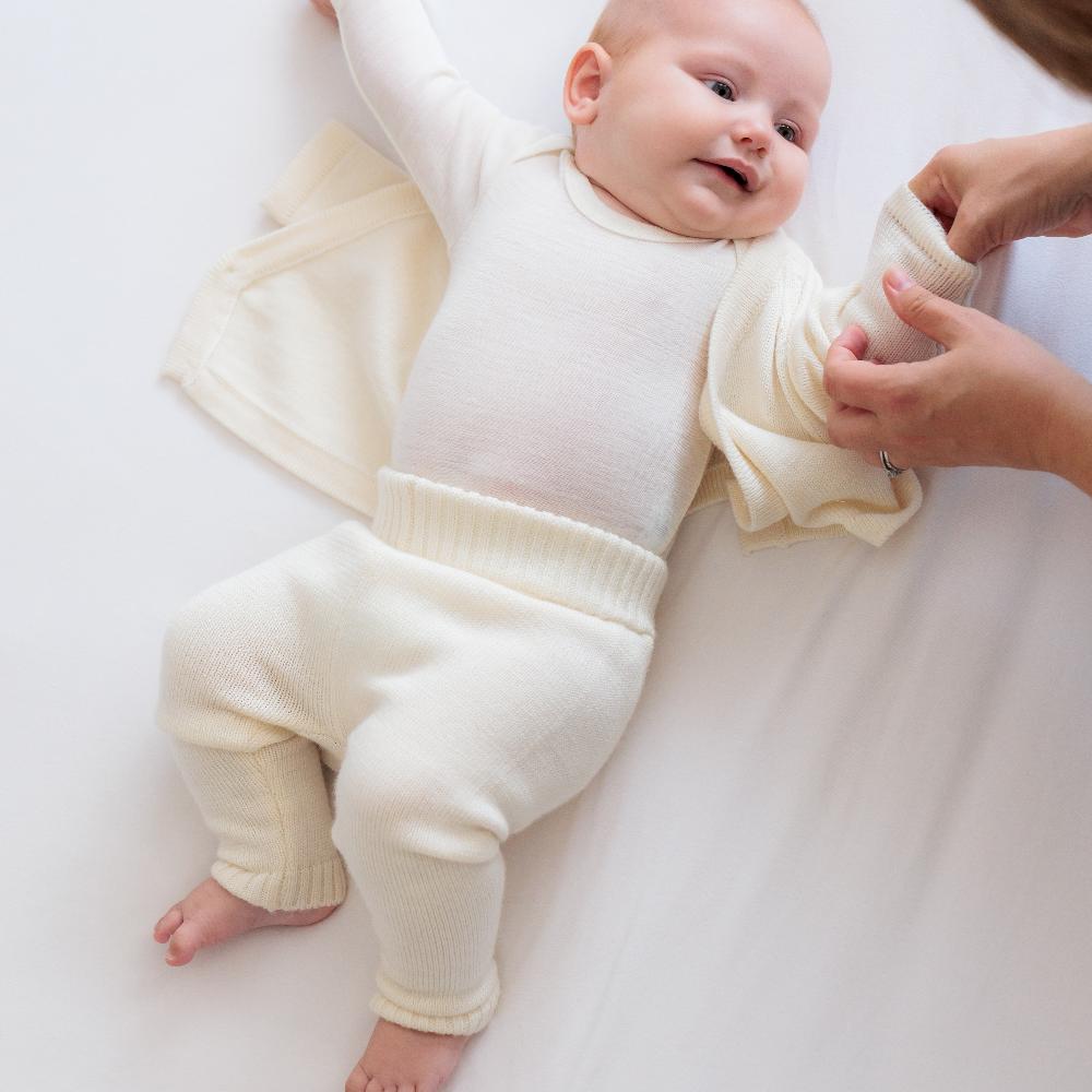 The Sleep Store Merino Knitwear Kimono Cardigan - Prem - 1 year