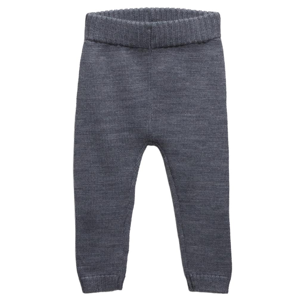 A clearcut image of The Sleep Store Merino Knitwear Pants in Grey Marl.