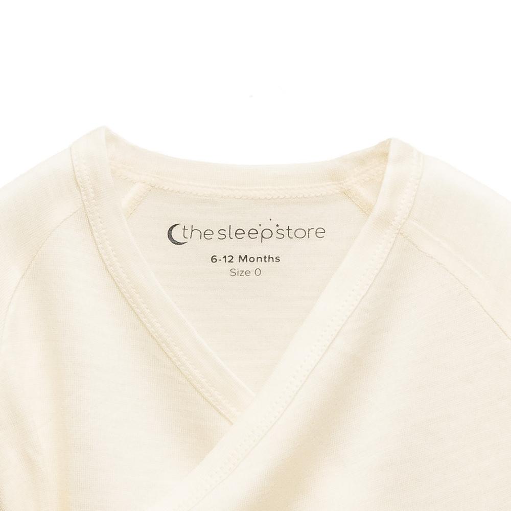 The Sleep Store Jersey New Zealand Merino Wool Kimono Cardigan - Prem - 6-12 months