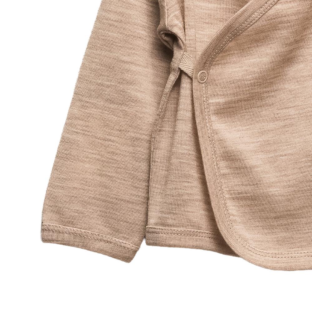 The Sleep Store Jersey New Zealand Merino Wool Kimono Cardigan - Prem - 6-12 months