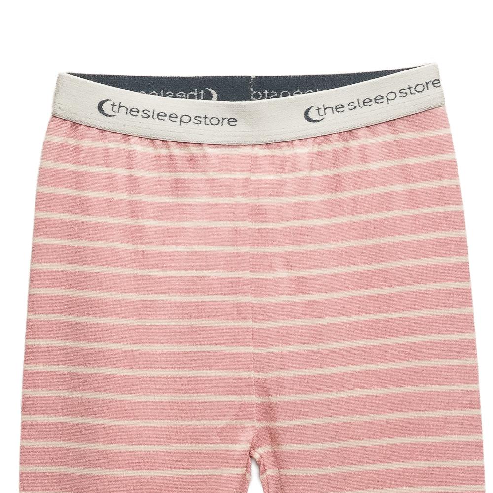 Waistband detail of the The Sleep Store Jersey New Zealand Merino Wool Pyjama pants