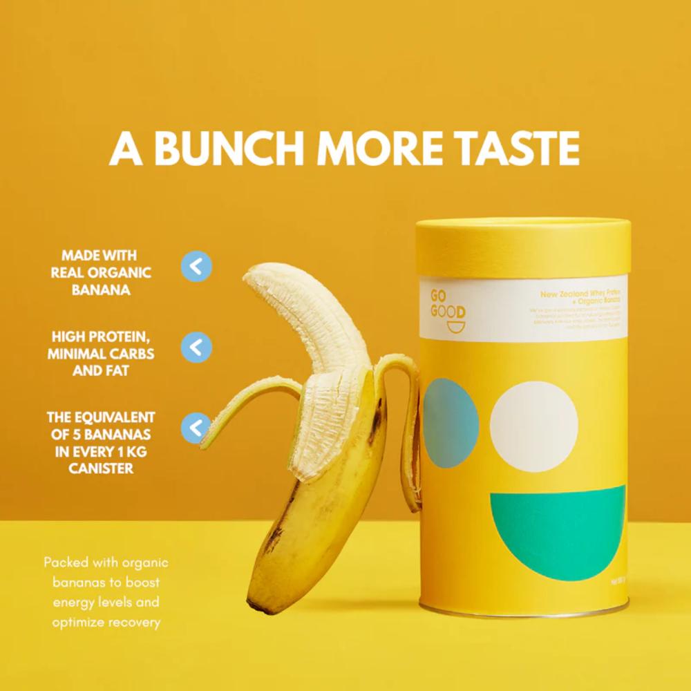 Go Good Whey Protein Powder + Organic Banana