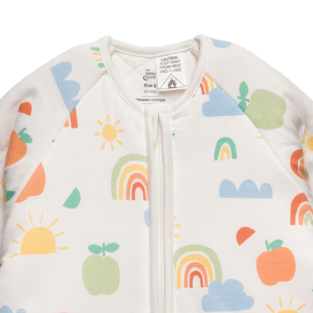 The Sleep Store Organic Cotton 3.0 tog Sleeved Sleep Suit