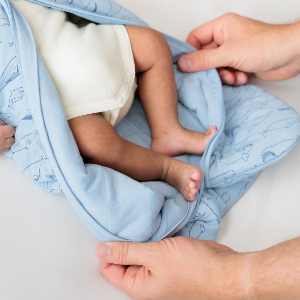 Organic Cotton 3.0 tog Transition Swaddle Bag