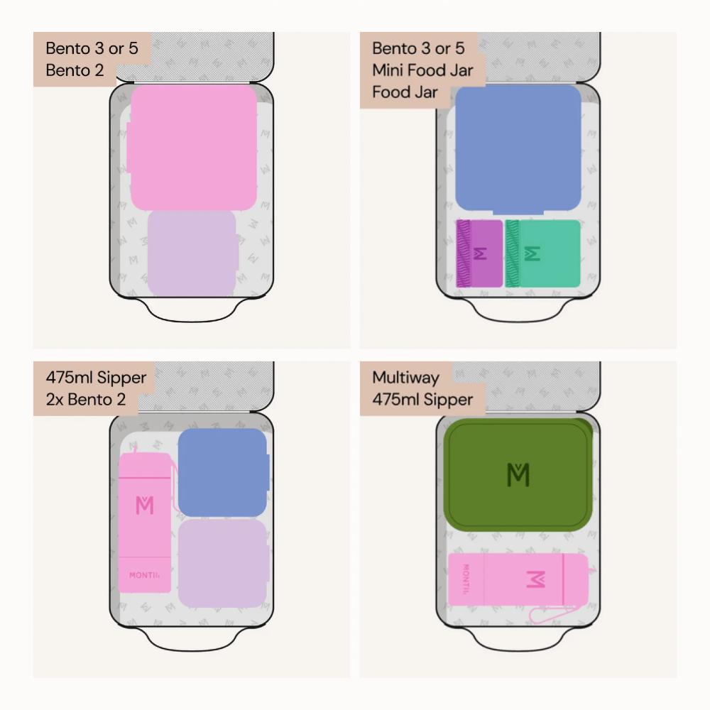 MontiiCo Large Insulated Lunch Bag 2.0