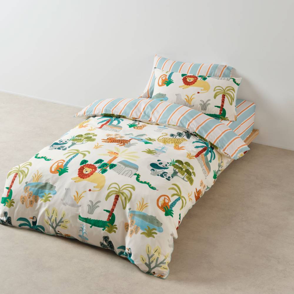 Linen House Kids Duvet Cover Set - Creatures Great & Small