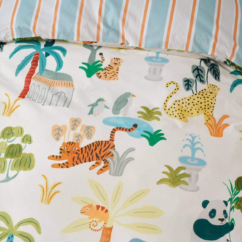 Linen House Kids Duvet Cover Set - Creatures Great & Small