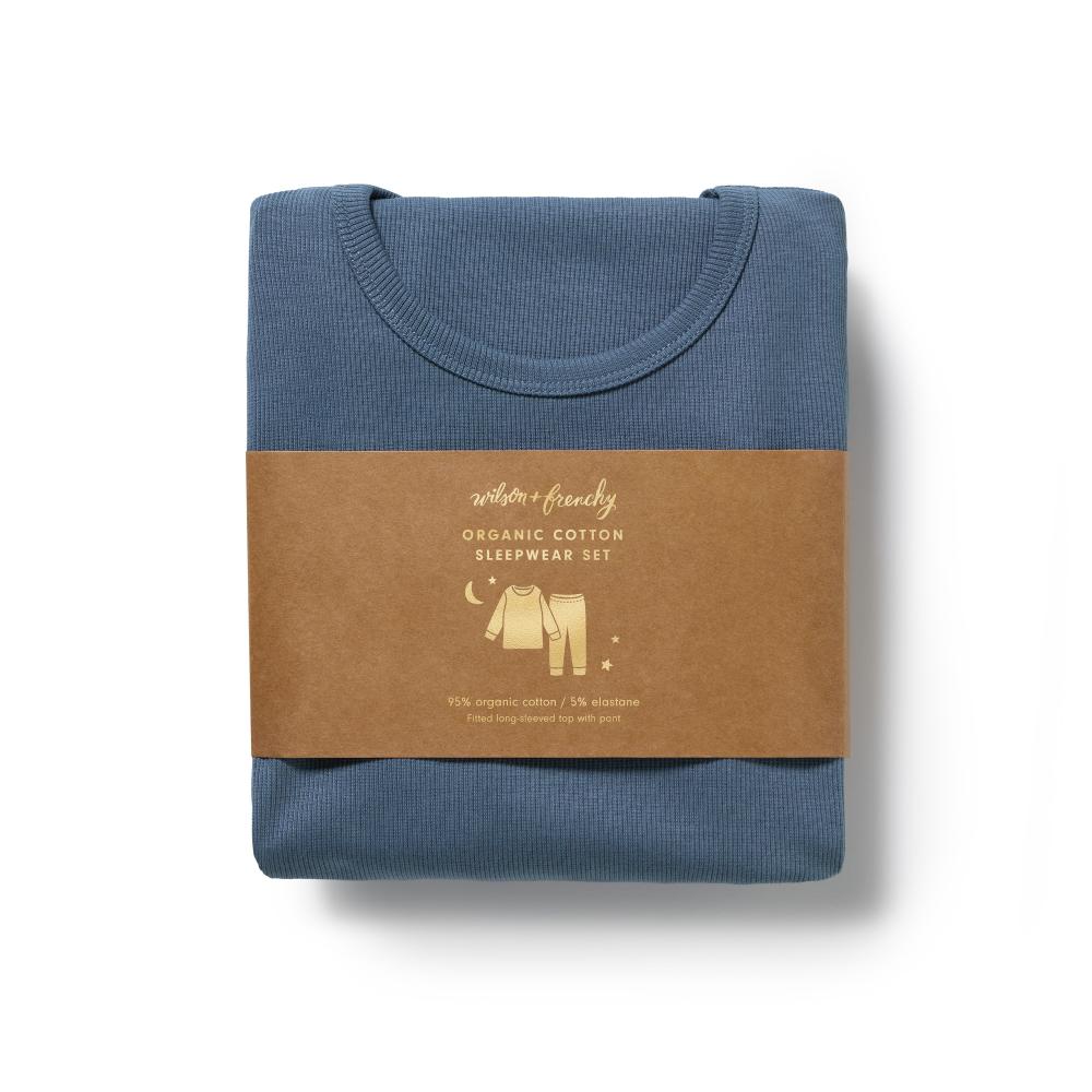 Wilson & Frenchy Organic Rib Long Sleeved Pyjamas - 2026
