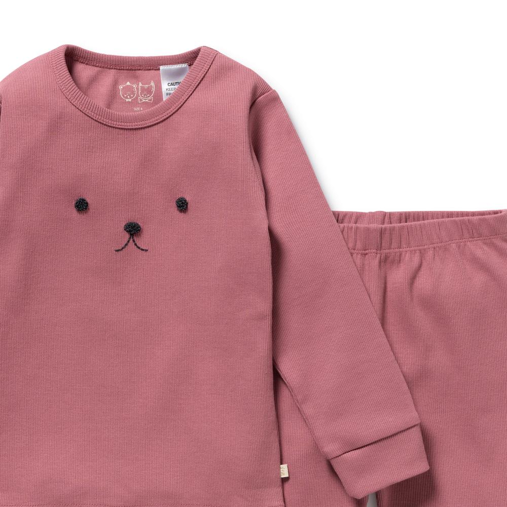 Wilson & Frenchy Organic Rib Long Sleeved Pyjamas - 2026