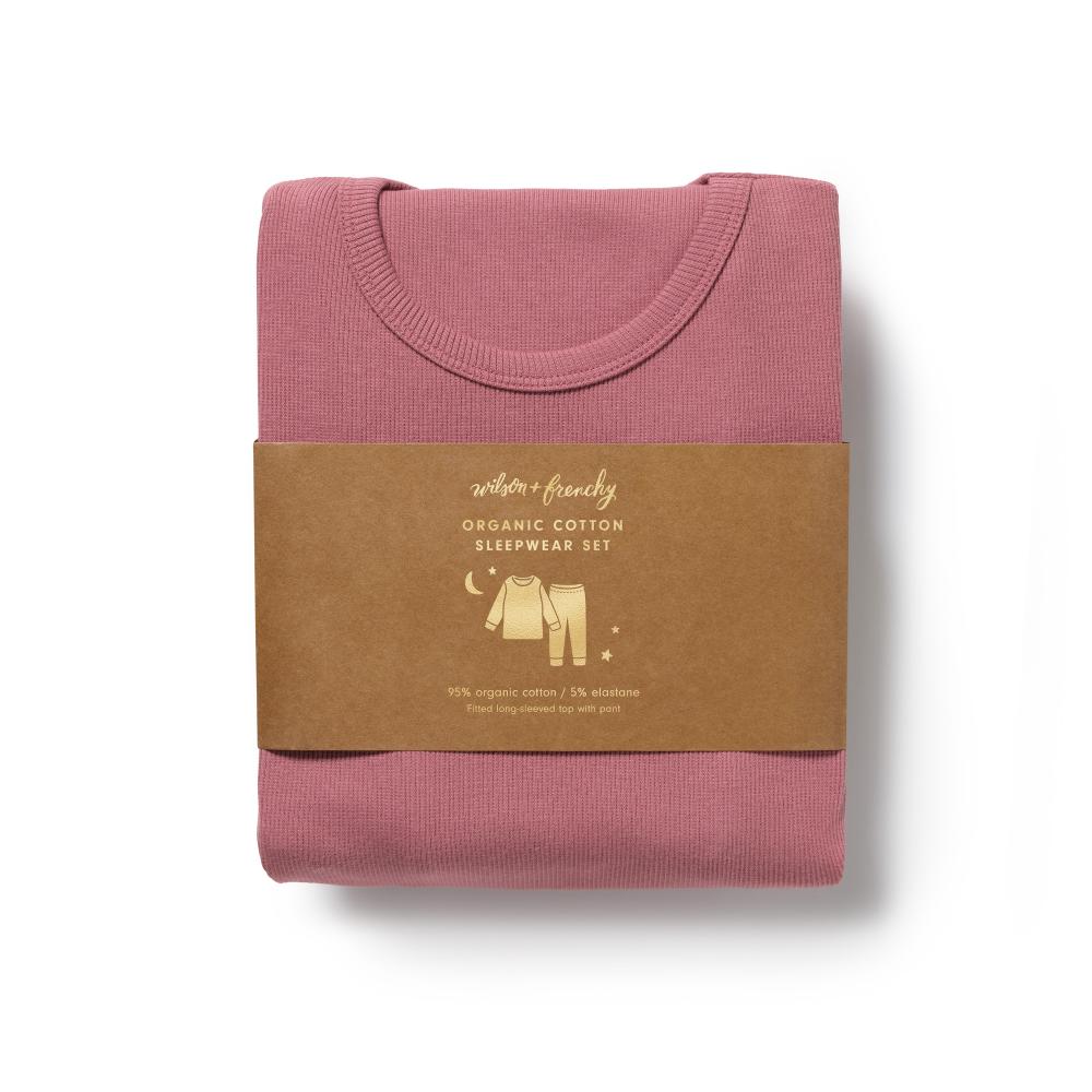 Wilson & Frenchy Organic Rib Long Sleeved Pyjamas - 2026