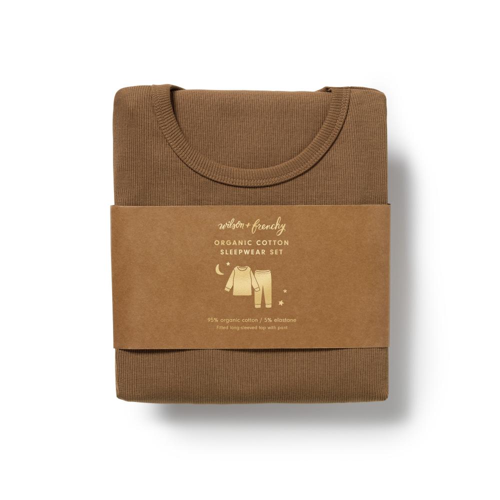 Wilson & Frenchy Organic Rib Long Sleeved Pyjamas - 2026