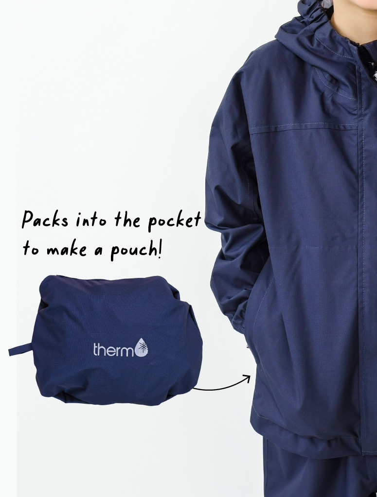 Therm 10K Packaway Rainshell Jacket