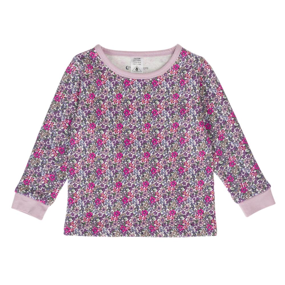 The Sleep Store Premium Winter Organic Cotton Fleece Long Sleeve Pyjama Set