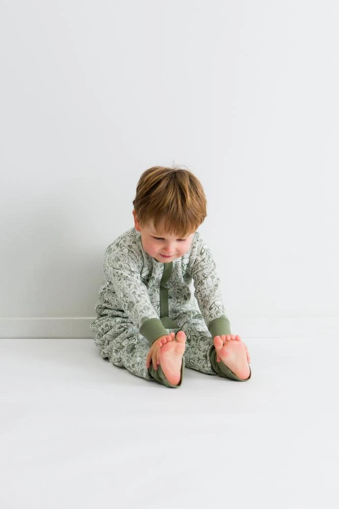 The Sleep Store Winter Cotton / Merino Front Zip Sleeping Suit