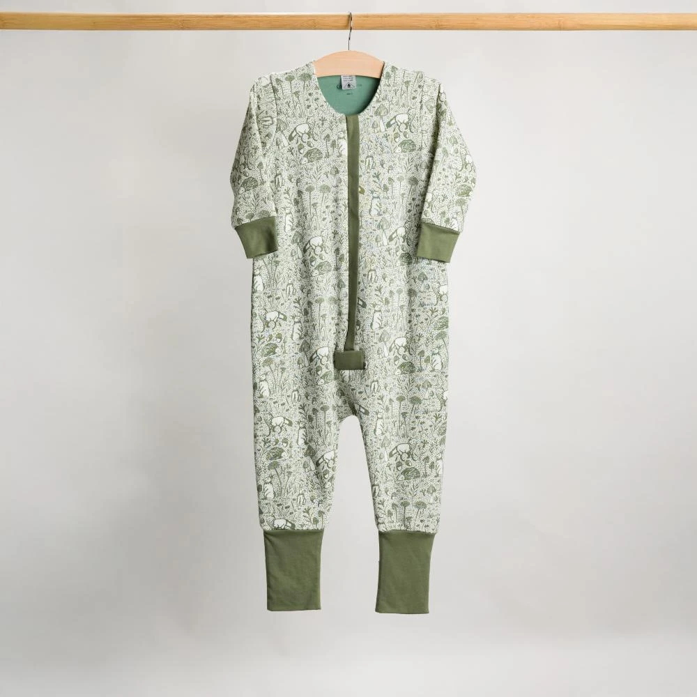 The Sleep Store Winter Cotton / Merino Front Zip Sleeping Suit