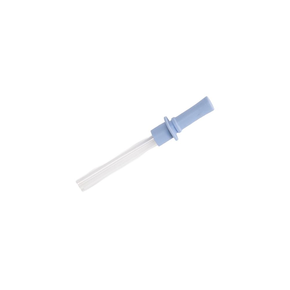 A clearcut image of the Nestling Silicone Replacement Straw in the colour Dusty Blue.