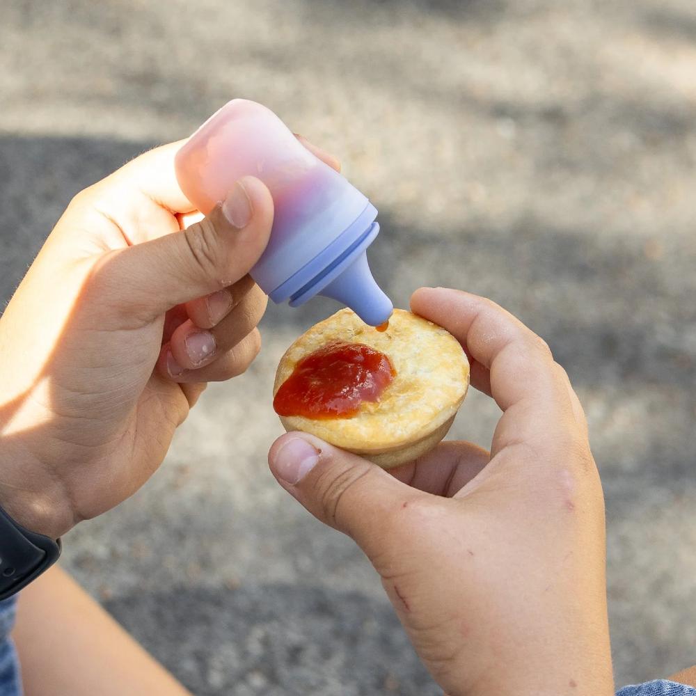 MontiiCo Silicone Sauce Bottle (2 Pack)