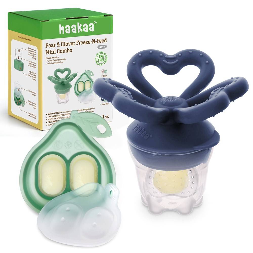 Haakaa Pear & Clover Freeze-N-Feed Mini Combo