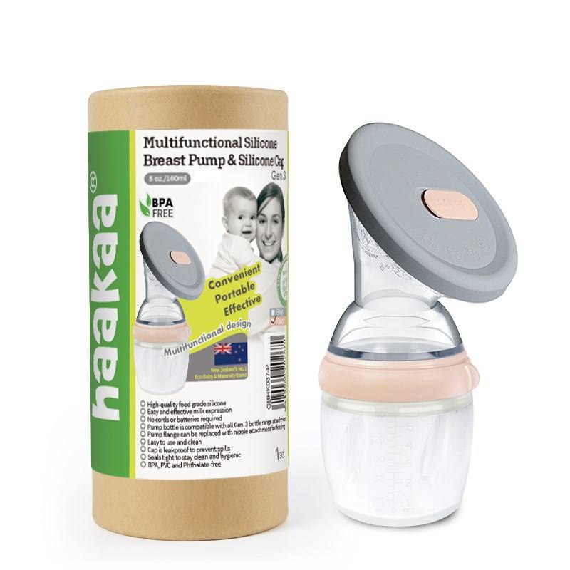 Haakaa Generation 3 Breast Pump & Silicone Cap Set