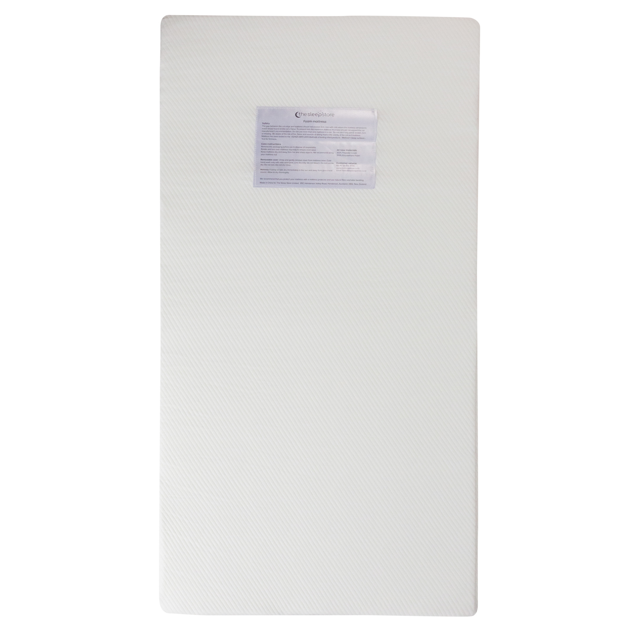 The Sleep Store Foam Cot Mattress - Small Cot 120 x 60cm