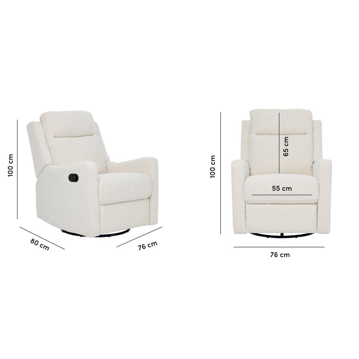 iL TuTTo Henry Manual Recliner Chair