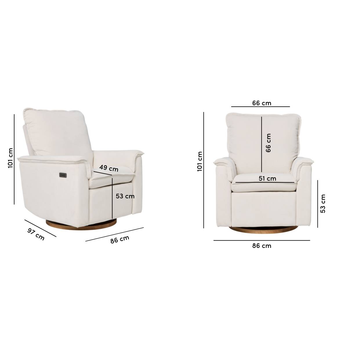iL TuTTo Louie Electric Recliner Chair