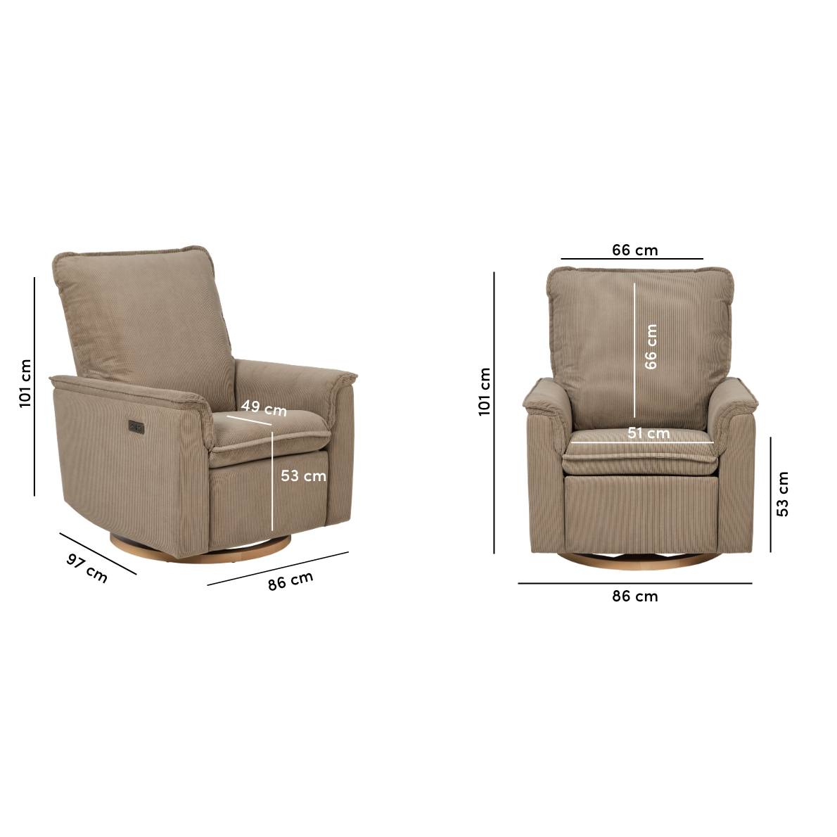 iL TuTTo Louie Electric Recliner Chair
