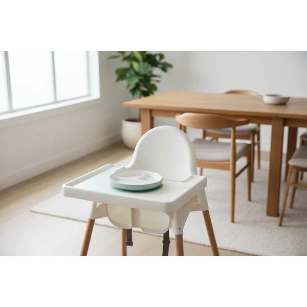 Litill Lapsi Ceramic Divided Plate with Suction Base