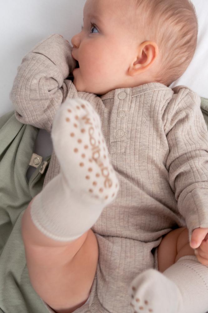 Washed Henley Bodysuit - Dune Marl