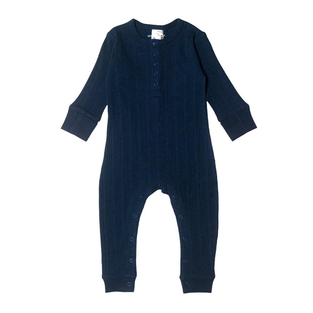 Washed Henley Suit - Tekapo Marl