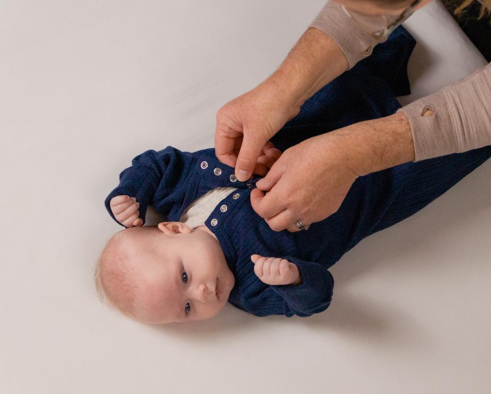 Washed Henley Suit - Tekapo Marl