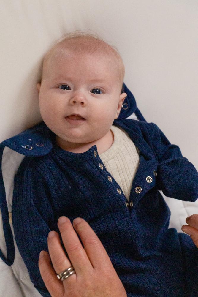 Washed Henley Suit - Tekapo Marl