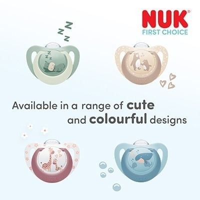 NUK First Choice Night Soothers 2pk