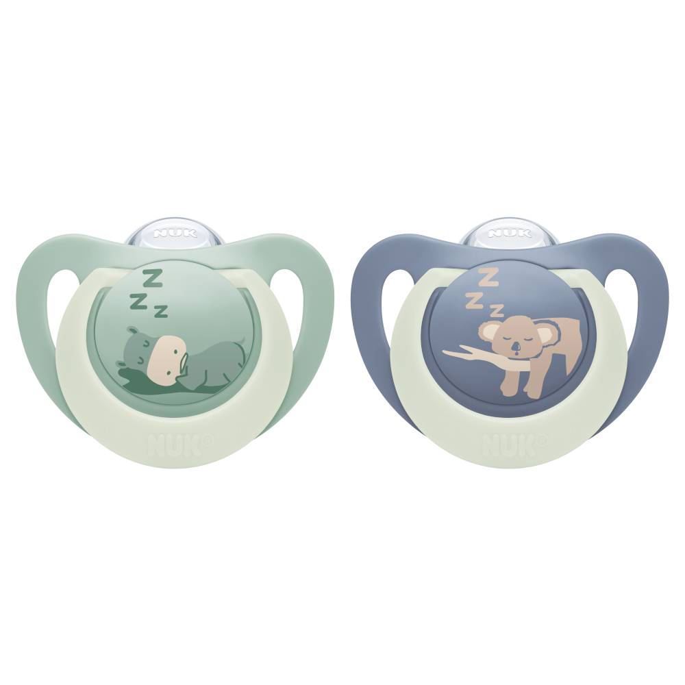 NUK First Choice Night Soothers 2pk