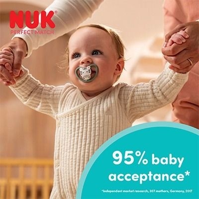 NUK Perfect Match Air Night Soother 2pk