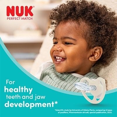 NUK Perfect Match Air Night Soother 2pk