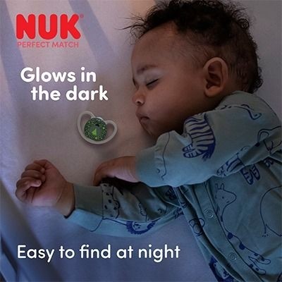 NUK Perfect Match Air Night Soother 2pk
