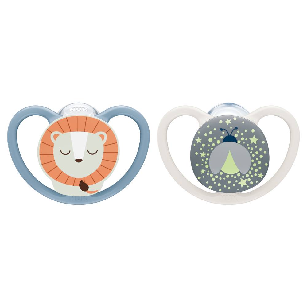 NUK Perfect Match Air Night Soother 2pk